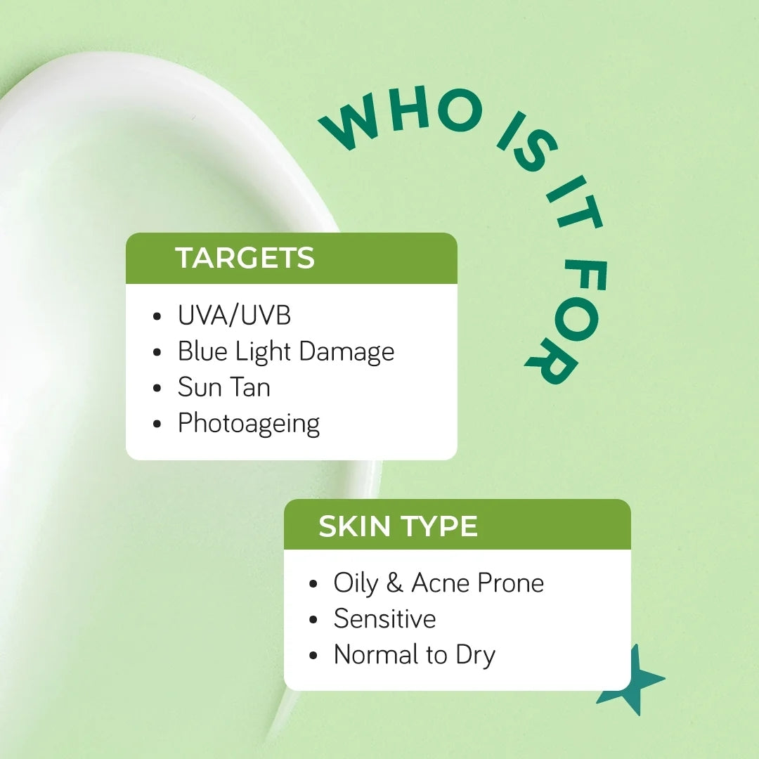 Moody AcneXpert Mattifying SPF 50 PA ++++ Niacinamide for Oil & Acne Control 30 ml | Pack of 1