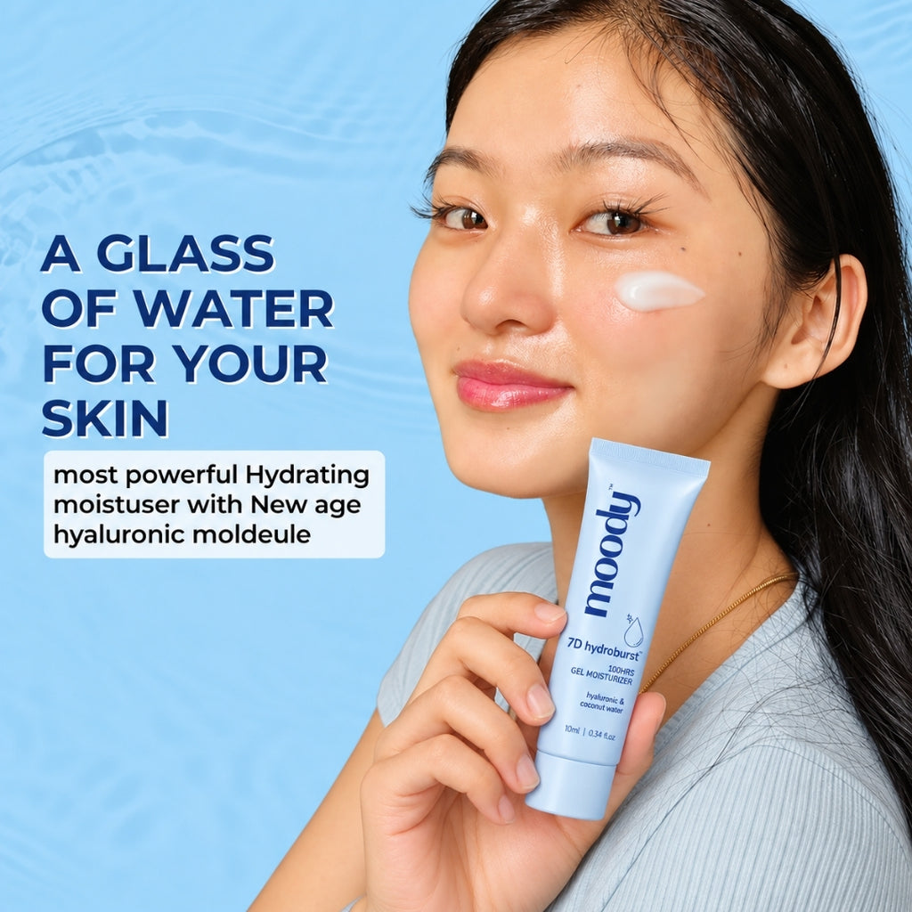 Moody Hydro Burst Water Gel Moisturizer 10ml | Pack of 2