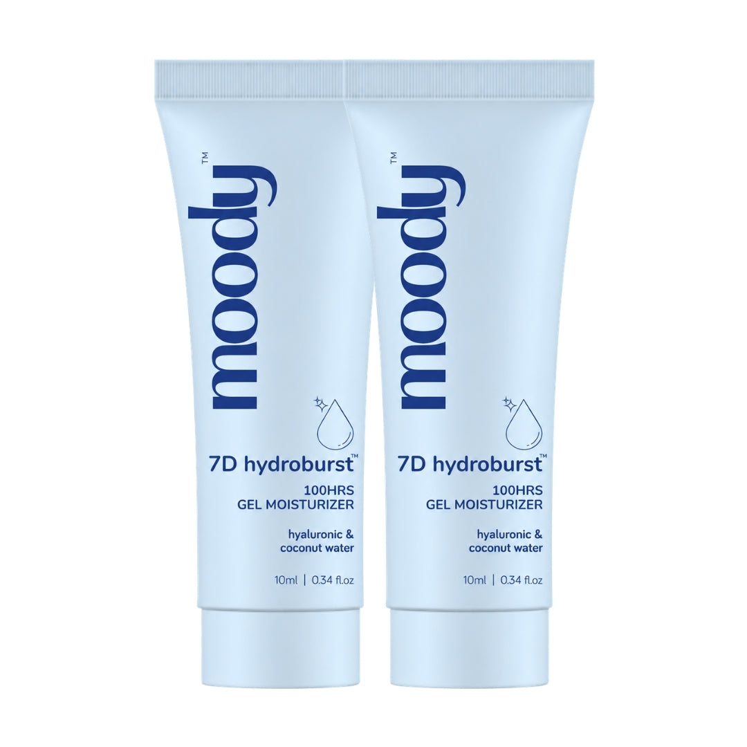 Moody Hydro Burst Water Gel Moisturizer 10ml | Pack of 2