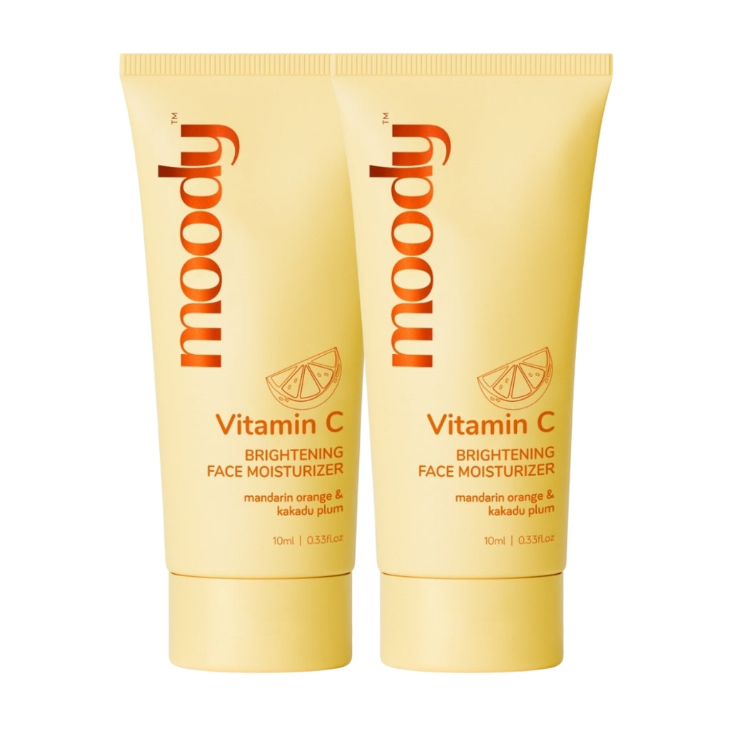 Moody Vitamin C Brightening Face Moisturizer 10ml | Pack of 2
