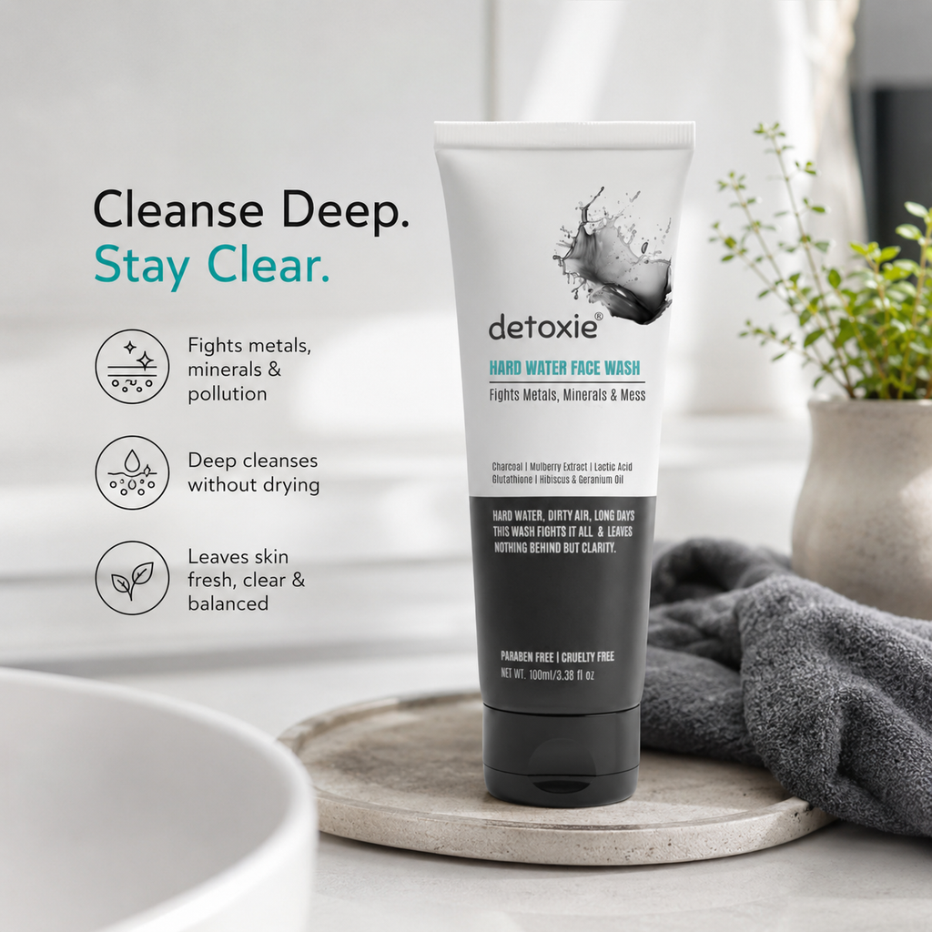 Detoxie Charcoal Face Wash with Charcoal & Mulberry Extract-100 ML