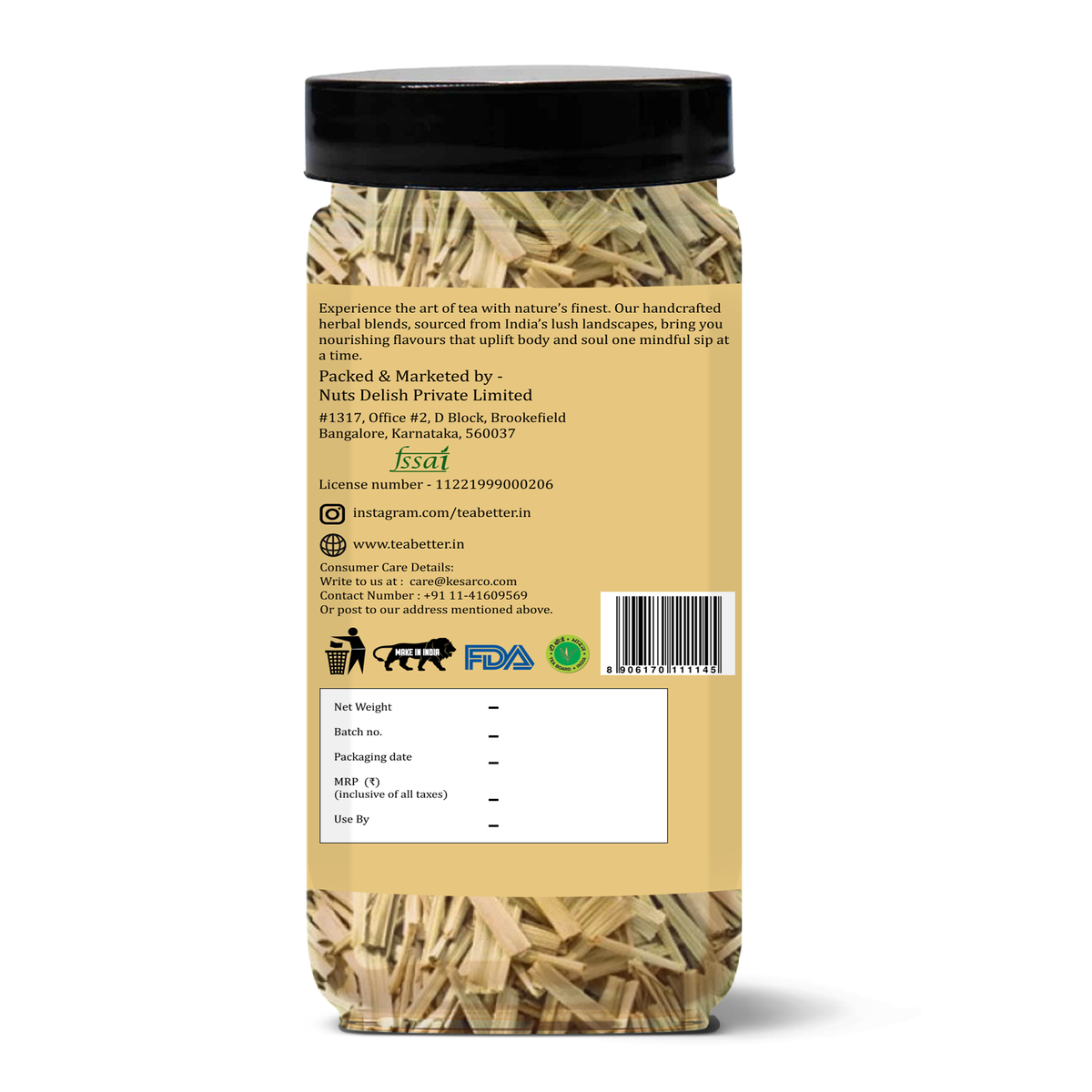 Lemongrass Tea Leaves