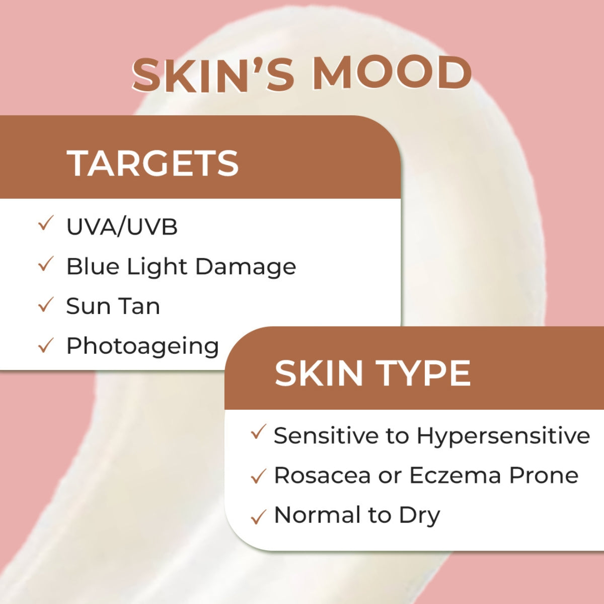 Moody SensiSoothe SPF 50 PA++++ Mineral Sunscreen with Ceramides & Rice 30ml | Pack of 1