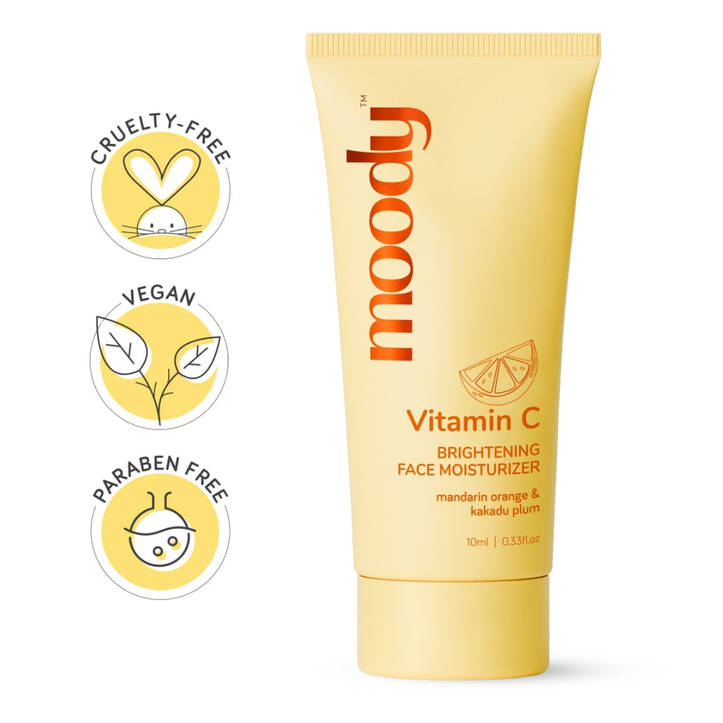 Moody Vitamin C Brightening Face Moisturizer 10ml | Pack of 2