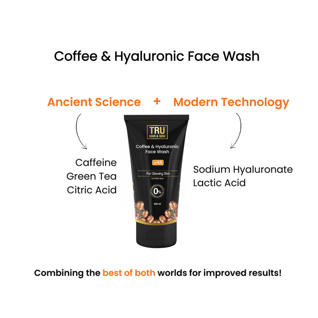 Coffee & Hyaluronic Acid Face Wash | Hydrates & Plumps Your Skin-100ml | CRED |