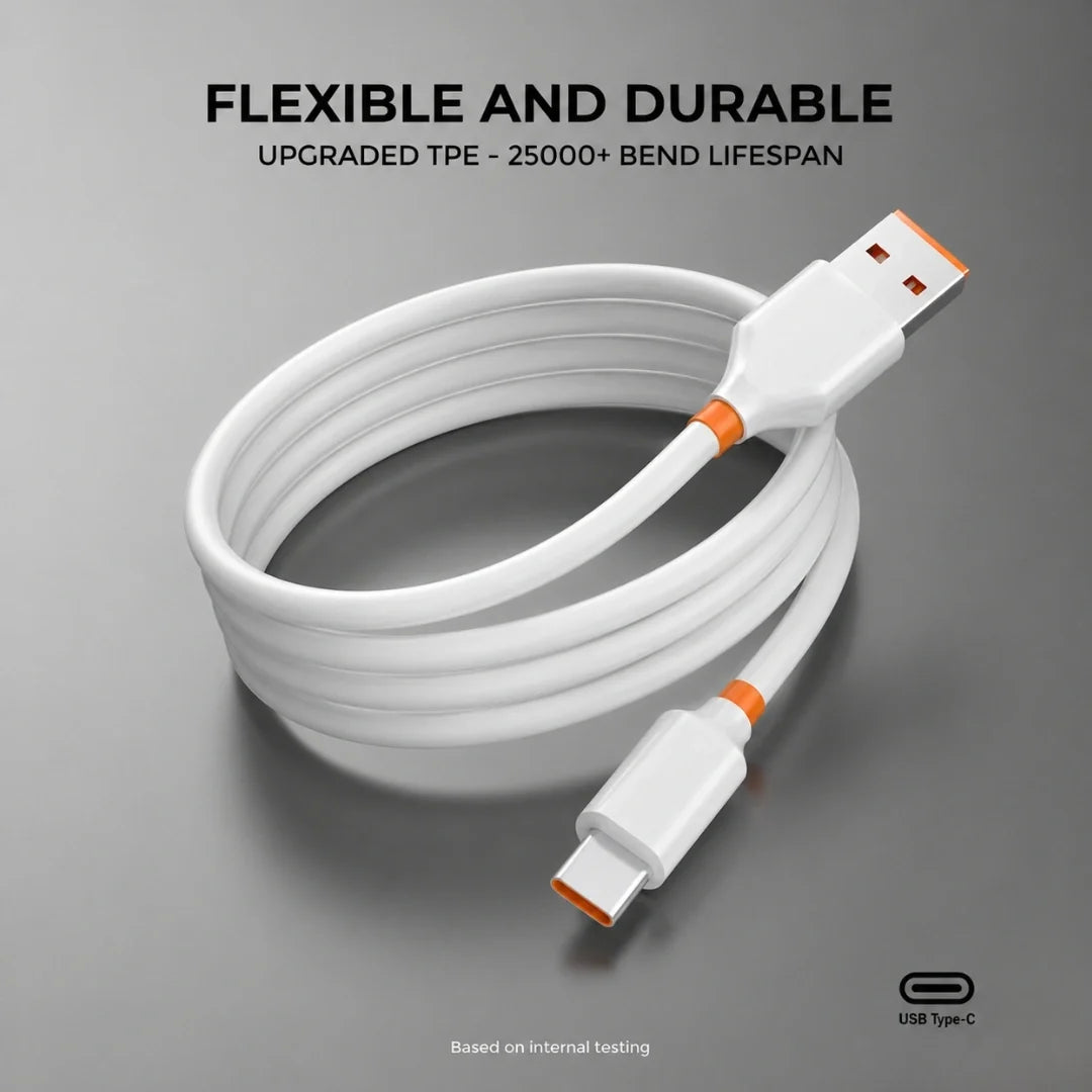 TecSox 6A USB to Type-C Charging Cable| Under Rs.99