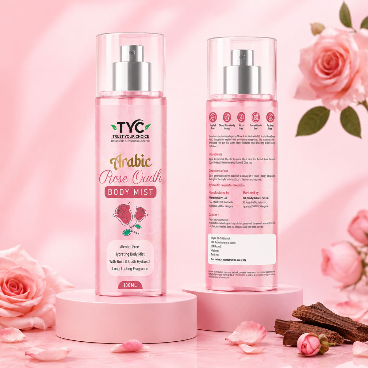 TYC Arabic Oudh Body Mist
