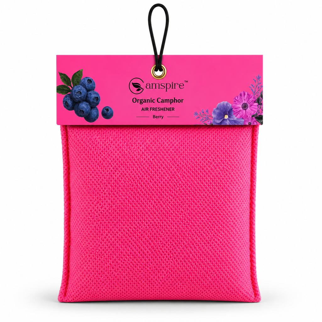 Camspire Camphor Air Freshener-Berry | Air Freshener | Car Freshener |Home & Personal Spaces Last Up to 25 Day*