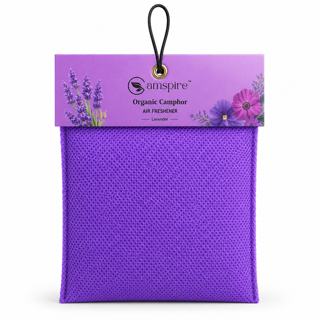 Camspire Camphor Air Freshener-Lavender | Air Freshener | Car Freshener |Home & Personal Spaces Last Up to 25 Day*