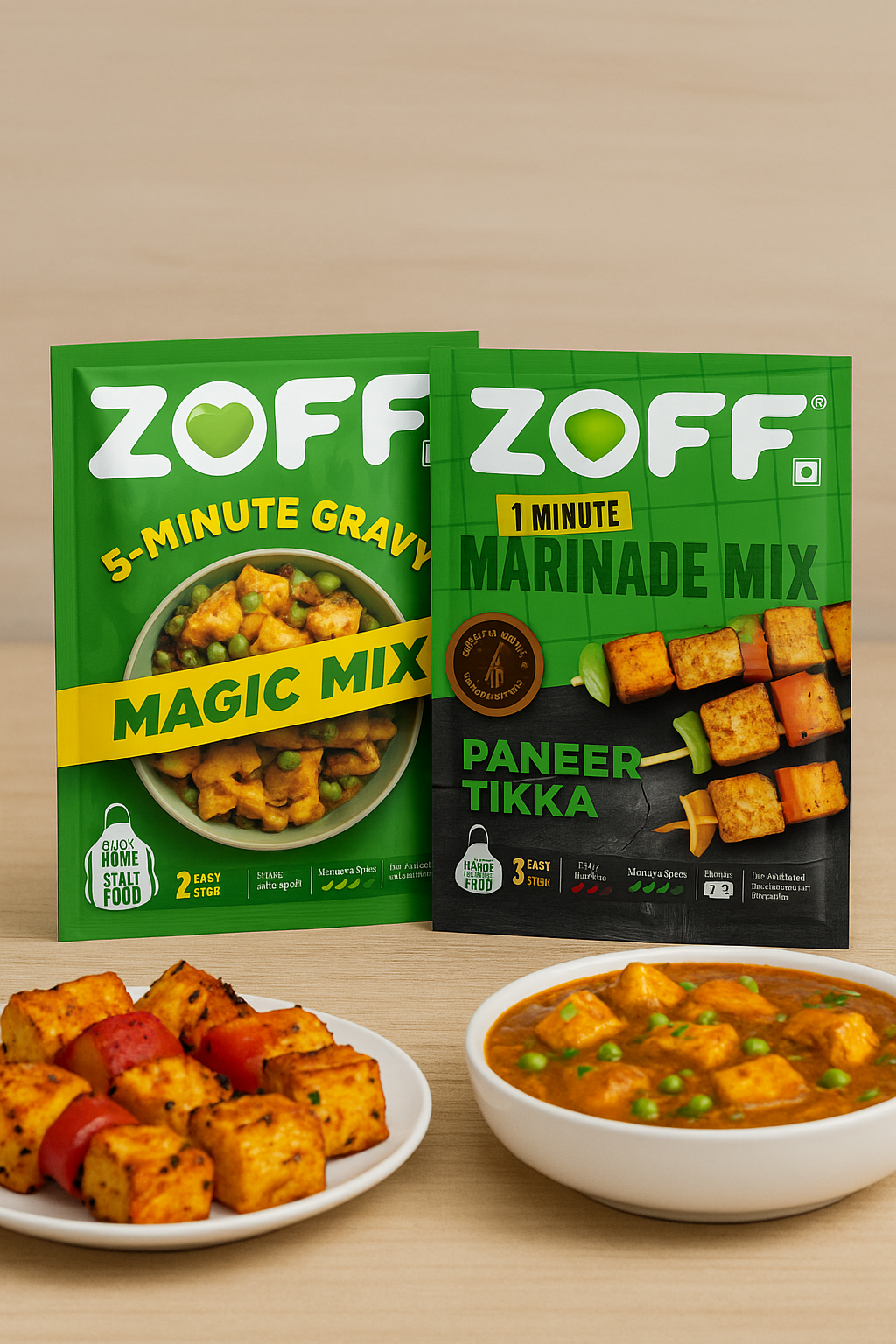 Paneer Tikka + Magic Mix Gravy
