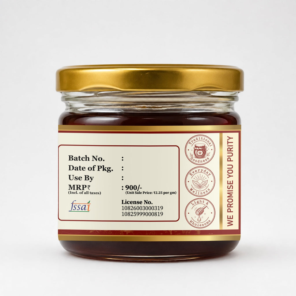 Forest Honey (Raw, Unfiltered, Unprocessed & Non-Pasteurised) 400gm