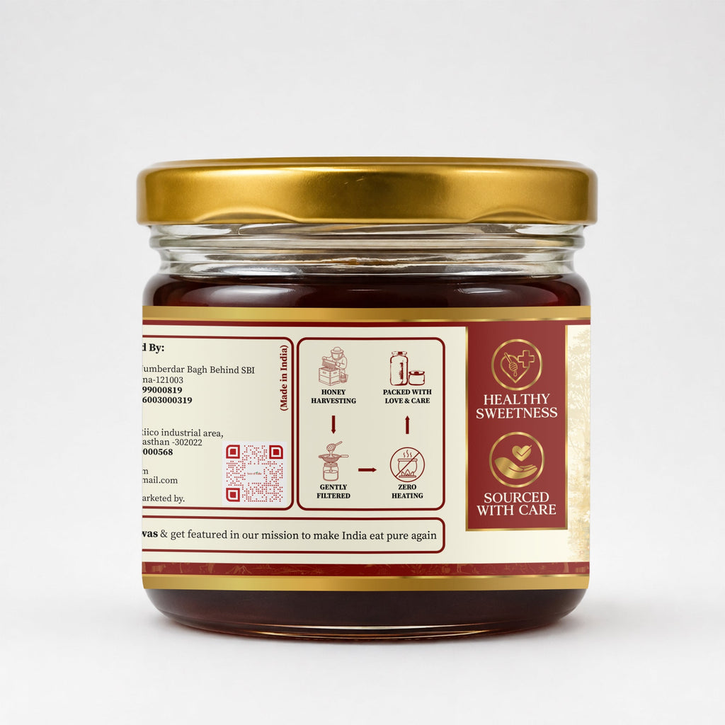 Forest Honey (Raw, Unfiltered, Unprocessed & Non-Pasteurised) 400gm