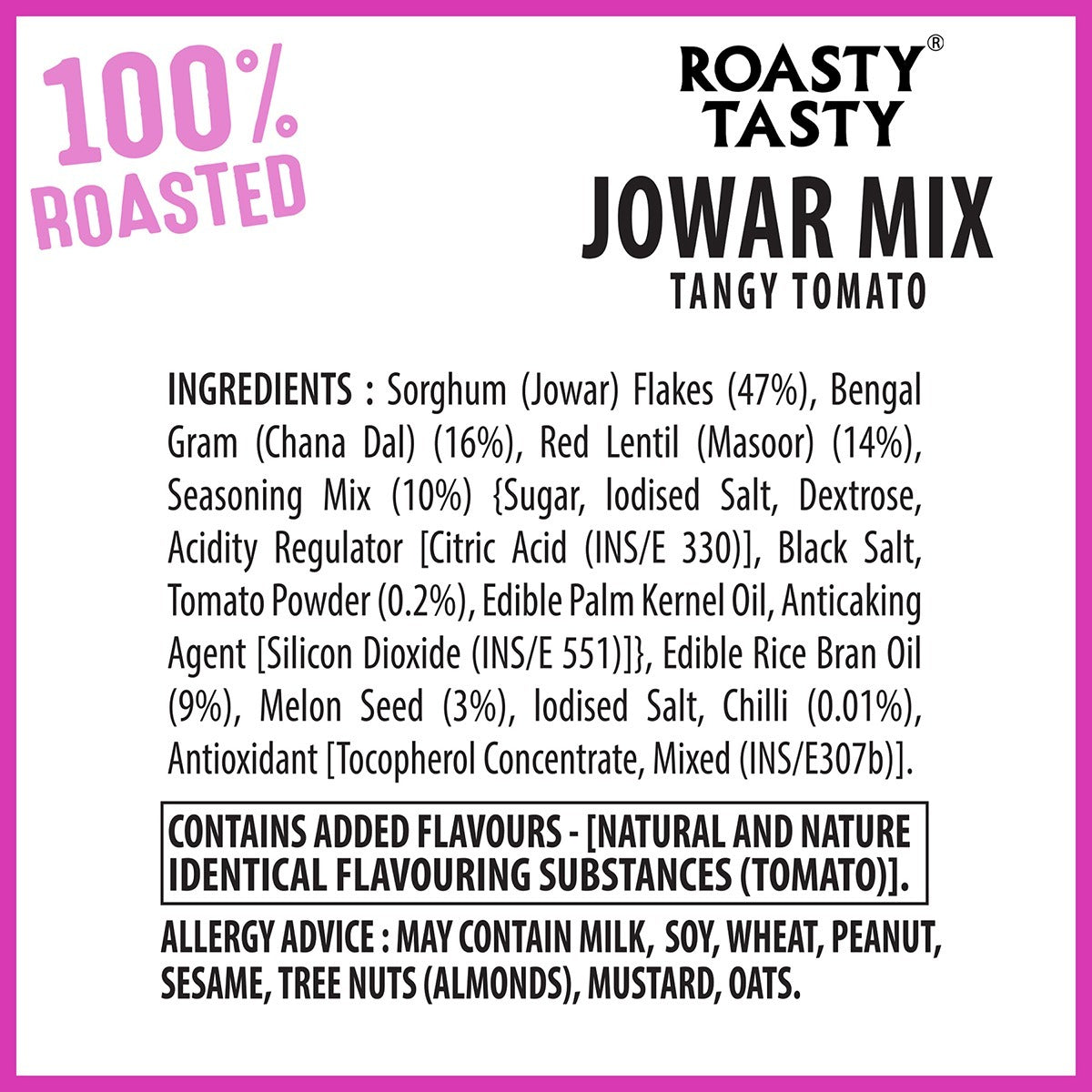 Roasty Tasty Jowar Mix Millet Namkeen Pack of 6 150g
