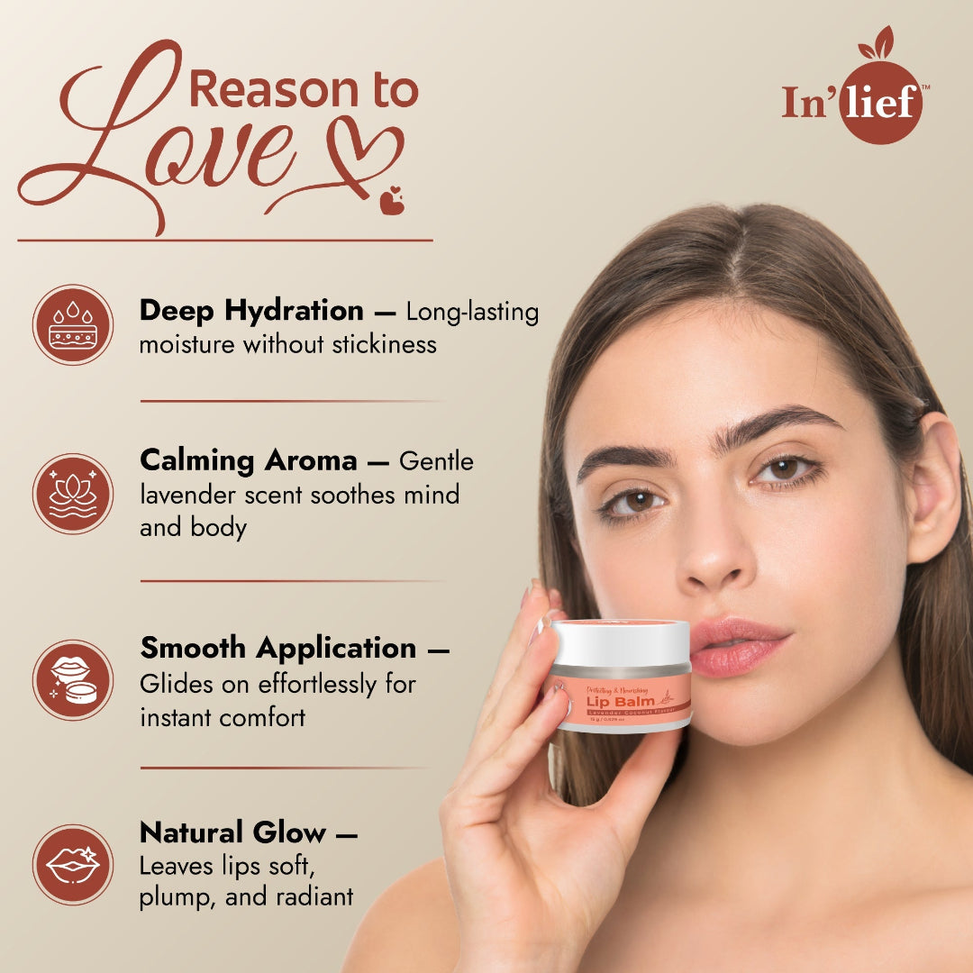 In'lief's Protecting & Nourishing Lip Balm (15gm)