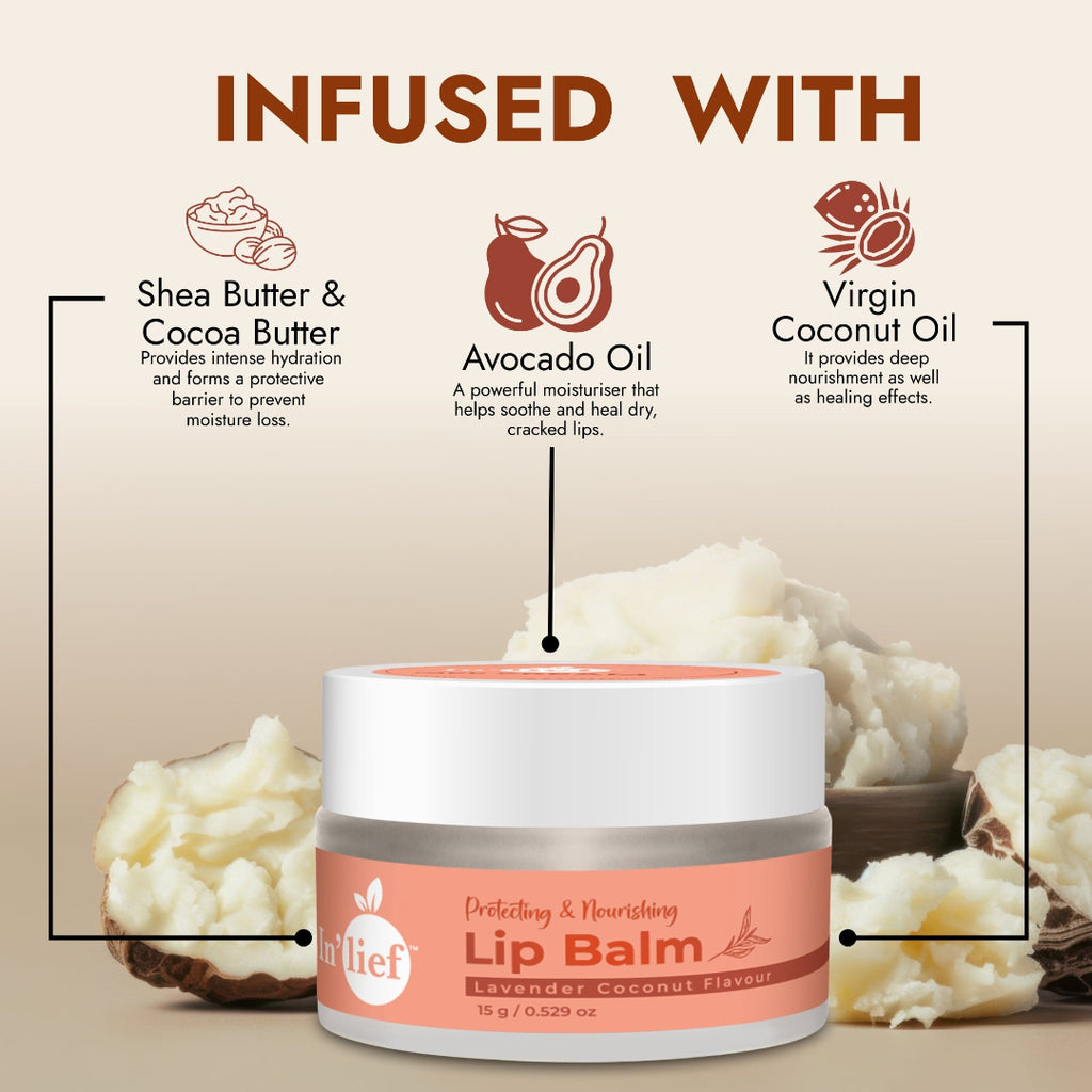 In'lief's Protecting & Nourishing Lip Balm (15gm)