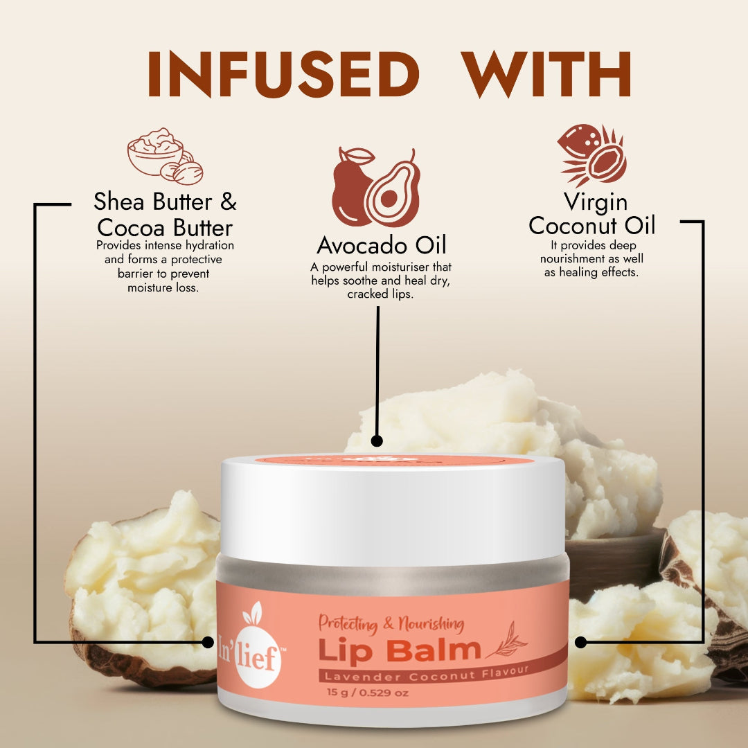 In'lief's Protecting & Nourishing Lip Balm (15gm)