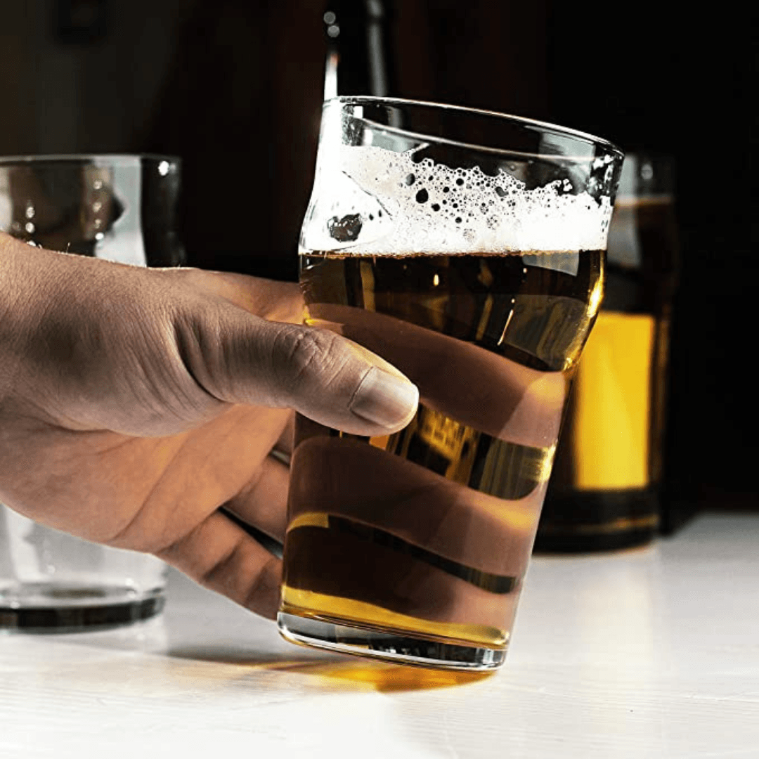 CRED Special Nonic Beer Glass (Set of 2) - 500ml